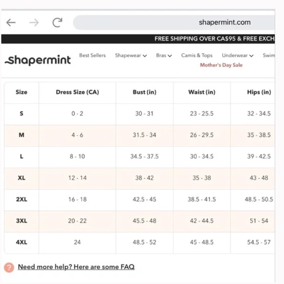 💐Shapermint All Day Every Day Scoop Neck Cami Sz L Black - Picture 6 of 6